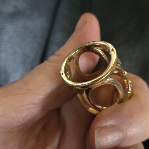 XO Gold Plated Ring Sz7.75 - Picture 7 of 10